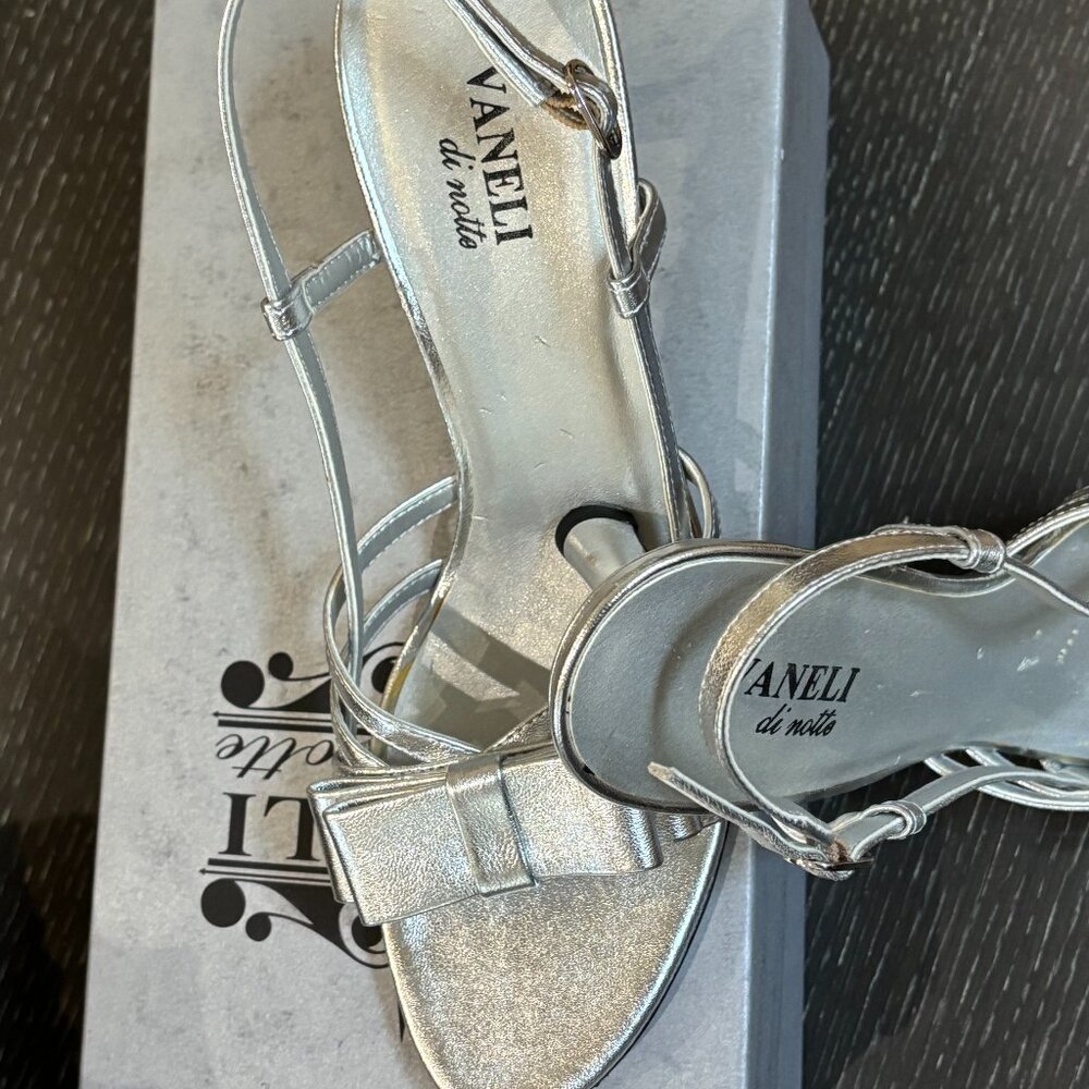Vaneli Women's Martey Silver Slingback Sandal - Picture 10 of 16